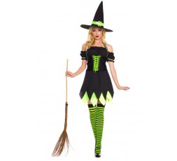 Sexy Shop Online I Trasgressivi - Halloween Donna - Costume da Holly Dark Witch - Music Legs