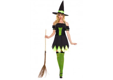 Halloween Donna - Costume da Holly Dark Witch - Music Legs