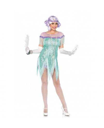 Sexy Shop Online I Trasgressivi - Carnevale Donna - Costume da Foxtrot Flirt Verde - Leg Avenue