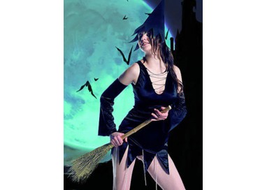 Halloween Donna - Costume da Strega con Catenine Halloween Donna - Costume da Strega con Catenine