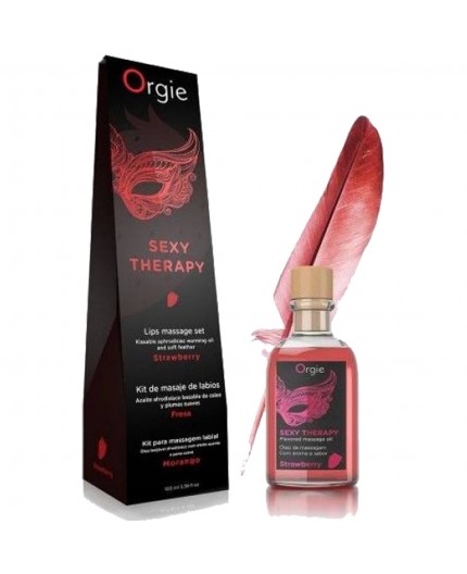 Sexy Shop Online I Trasgressivi - Olio Per Massaggi - Lips Massage Kit Strawberry - Orgie
