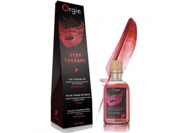 Olio Per Massaggi - Lips Massage Kit Strawberry - Orgie Olio Per Massaggi - Lips Massage Kit Strawberry - Orgie