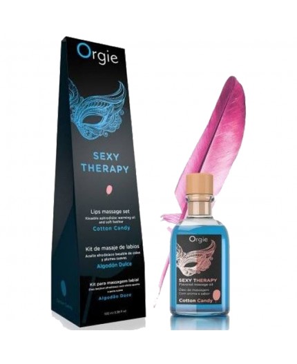 Sexy Shop Online I Trasgressivi - Olio Per Massaggi - Lips Massage Kit Cotton Candy - Orgie