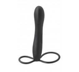 sexy shop online i trasgressivi - StrapOn Doppia Penetrazione - Double Trouble Black - Pipedream