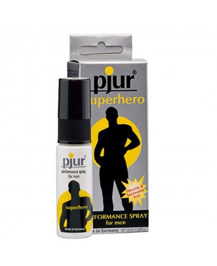 Sexy Shop Online I Trasgressivi - Spray Ritardante Superhero Strong Con Estratto Di Zenzero - Pjur