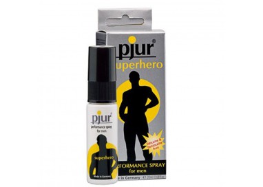 Ritardante & Desensibilizzante - Spray Ritardante Superhero Strong Con Estratto Di Zenzero - Pjur