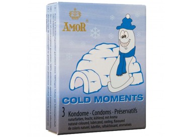 Profilattici - Effetto Freddo Aromatizzati Cold Moments - Amor