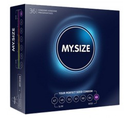 Sexy Shop Online I Trasgressivi - Profilattici Vegani - 36 Pezzi da 69 mm - My.Size