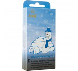 Sexy Shop Online I Trasgressivi - Profilattici - Effetto Freddo Aromatizzati Cold Moments - Amor