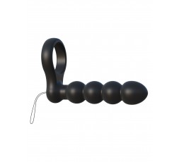 sexy shop online i trasgressivi - StrapOn Doppia Penetrazione Vibrante - Double Penetrator Black - Pipedream