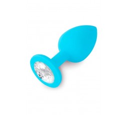 Sexy Shop Online I Trasgressivi - Plug Anale Classico - Jewellery Silicone Blue - Dolce Piccante