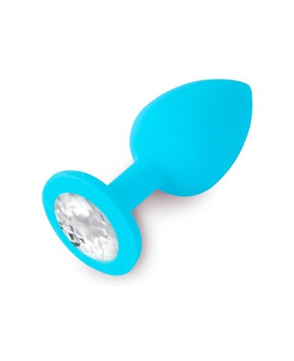 Sexy Shop Online I Trasgressivi - Plug Anale Classico - Jewellery Silicone Blue - Dolce Piccante