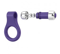 sexy shop online i trasgressivi Anello Fallico Vibrante - B1 Lifestyle Toys Purple - Ovo