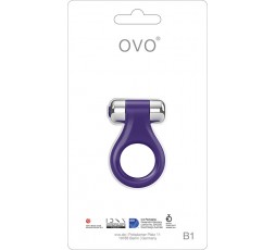 sexy shop online i trasgressivi Anello Fallico Vibrante - B1 Lifestyle Toys Purple - Ovo