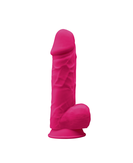 Sexy Shop Online I Trasgressivi Fallo Realistico Dildo - Premium Silicone Dildo Pink Mod.4 8,5'' - Silexd