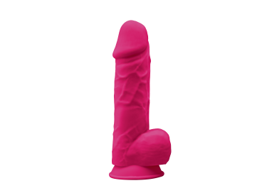 Fallo Realistico Dildo - Premium Silicone Dildo Pink Mod.4 8,5'' - Silexd
