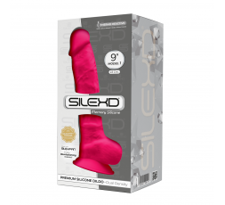 Sexy Shop Online I Trasgressivi - Fallo Realistico Dildo - Premium Silicone Dildo Pink Mod.1 9'' - Silexd