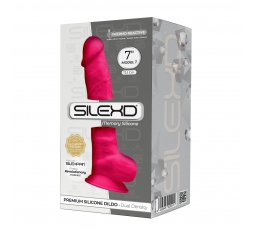 Sexy Shop Online I Trasgressivi - Fallo Realistico Dildo - Premium Silicone Dildo Pink Mod.1 7'' - Silexd