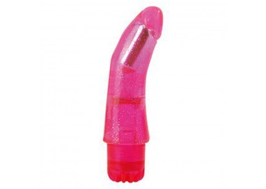 Vibratore Jelly - Jammy Jelly Trendy Glitter Rosa - Toyz4Lovers
