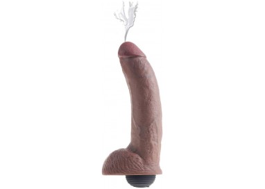 Fallo Realistico Dildo - King Cock 9 Squirting Con Testicoli - Pipedream