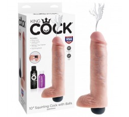 Sexy Shop Online I Trasgressivi - Fallo Realistico Dildo - King Cock 9 Squirting Con Testicoli - Pipedream