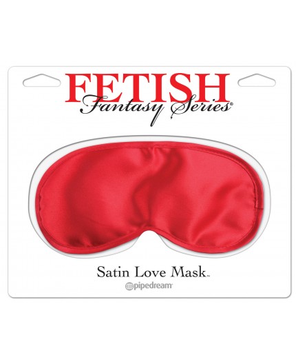 Sexy Shop Online I Trasgressivi - Maschera BDSM - Satin Mask Stain Red Love Fetish - Pipedream