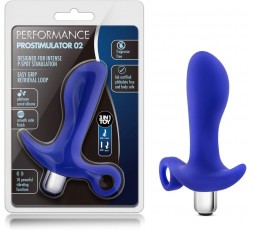 Sexy Shop Online I Trasgressivi - Stimolatore Prostatico Vibrante - Performance Prostimulator 02 Indigo - Blush Novelties