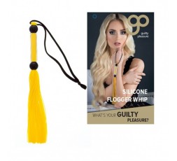 Sexy Shop Online I Trasgressivi - Fruste e Paddle - Yellow Silicone Flogger Whip - Guilty Pleasure