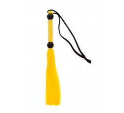 Sexy Shop Online I Trasgressivi - Fruste e Paddle - Yellow Silicone Flogger Whip - Guilty Pleasure