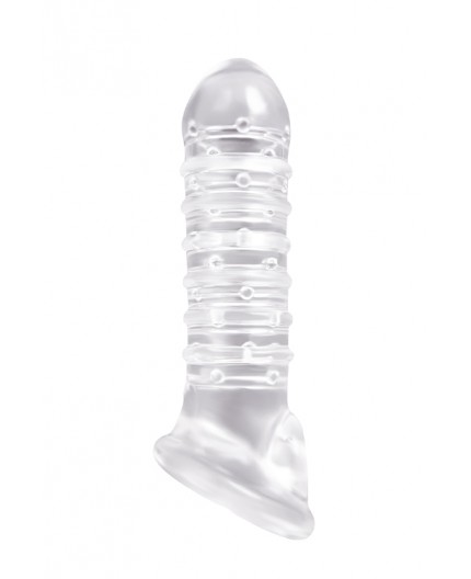 Sexy Shop Online I Trasgressivi - Guaina Fallica - Renegade Ribbed Extension Clear - NS Novelties