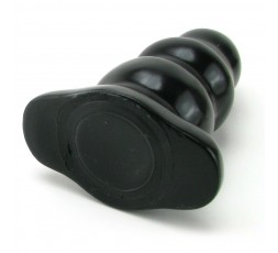 Sexy Shop Online I Trasgressivi - Plug Anale Classico - Butt Plug Triple Ripple Large Nero - Doc Johnson