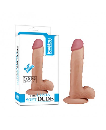 Sexy Shop Online I Trasgressivi - Fallo Realistico Dildo - The Ultra Soft Dude 9" Flesh - LoveToy