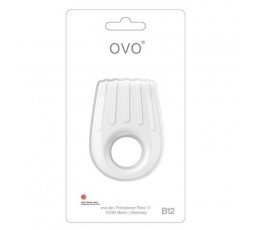 Sexy Shop Online I Trasgressivi -Anello Fallico Vibrante - B12 White - Ovo