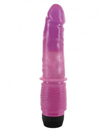 Sexy Shop Online I Trasgressivi - Vibratore Jelly - Vibrator P Shape Jelly Purple - Seven Creations