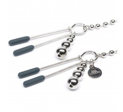 Sexy Shop Online I Trasgressivi - Pesi e Pinze BDSM - At My Mercy Chained Nipple Clamps - Fifty Shades Of Grey