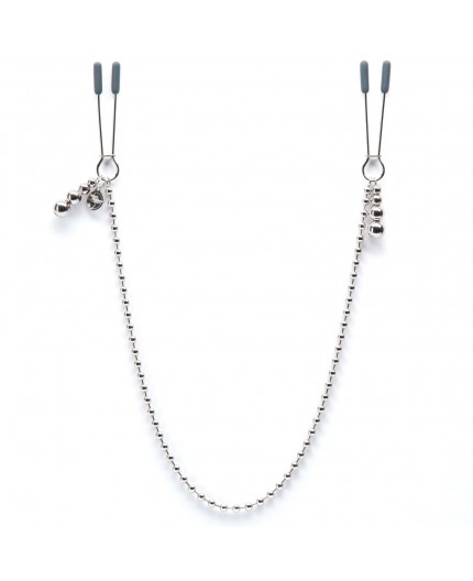 Sexy Shop Online I Trasgressivi - Pesi e Pinze BDSM - At My Mercy Chained Nipple Clamps - Fifty Shades Of Grey