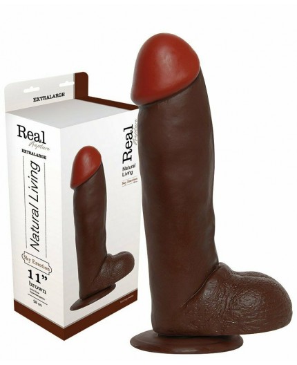 Sexy Shop Online I Trasgressivi - Fallo Realistico XXL - Sky Emotion 11" Brown Real Rapture - Toyz4Lovers