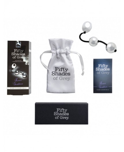 Sexy Shop Online I Trasgressivi - Palline Vaginali - Silver Pleasure Balls - Fifty Shades Of Grey