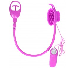 Sexy Shop Online I Trasgressivi - Pompa Vibrante Per Vagina - Butterfly Clitoral Pump Pink - California Exotic Novelties