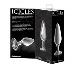Sexy Shop Online I Trasgressivi - Plug Anale In Vetro - Icicles N.26 Massager Transparent - Pipedream