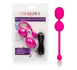 Sexy Shop Online I Trasgressivi - Palline Vaginali Vibranti - Rechargeable Dual Kegel Pink - California Exotic Novelties