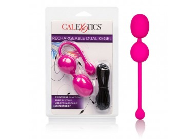 Palline Vaginali Vibranti - Rechargeable Dual Kegel Pink - California Exotic Novelties
