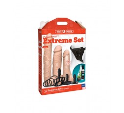 Sexy Shop Online I Trasgressivi - Kit e Set Per Coppia - StrapOn Vac U Lock Dual Density Extreme Set - Doc Johnson