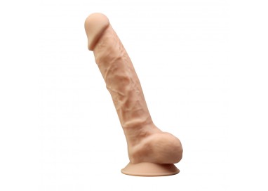 Fallo Realistico Dildo - Premium Silicone Dildo Flesh 1 9'' - Silexd