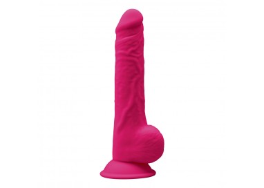 Fallo Realistico Dildo - Premium 3 Silicone Dildo Pink 9.5'' - Silexd