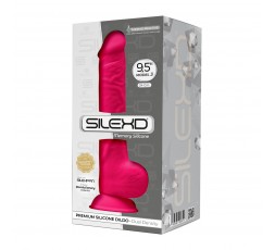 Sexy Shop Online I Trasgressivi - Fallo Realistico Dildo - Premium 3 Silicone Dildo Pink 9.5'' - Silexd