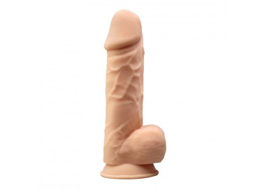 Fallo Realistico Dildo - Premium 4 Silicone Dildo Flesh 8.5'' - Silexd