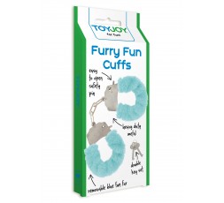 Sexy Shop Online I Trasgressivi - Costrittivo - Furry Fun Cuffs Aqua - Toy Joy