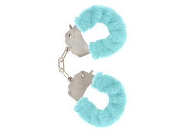 Costrittivo - Furry Fun Cuffs Aqua - Toy Joy