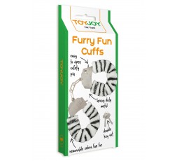 Sexy Shop Online I Trasgressivi - Costrittivo - Furry Fun Cuffs Zebra - Toy Joy